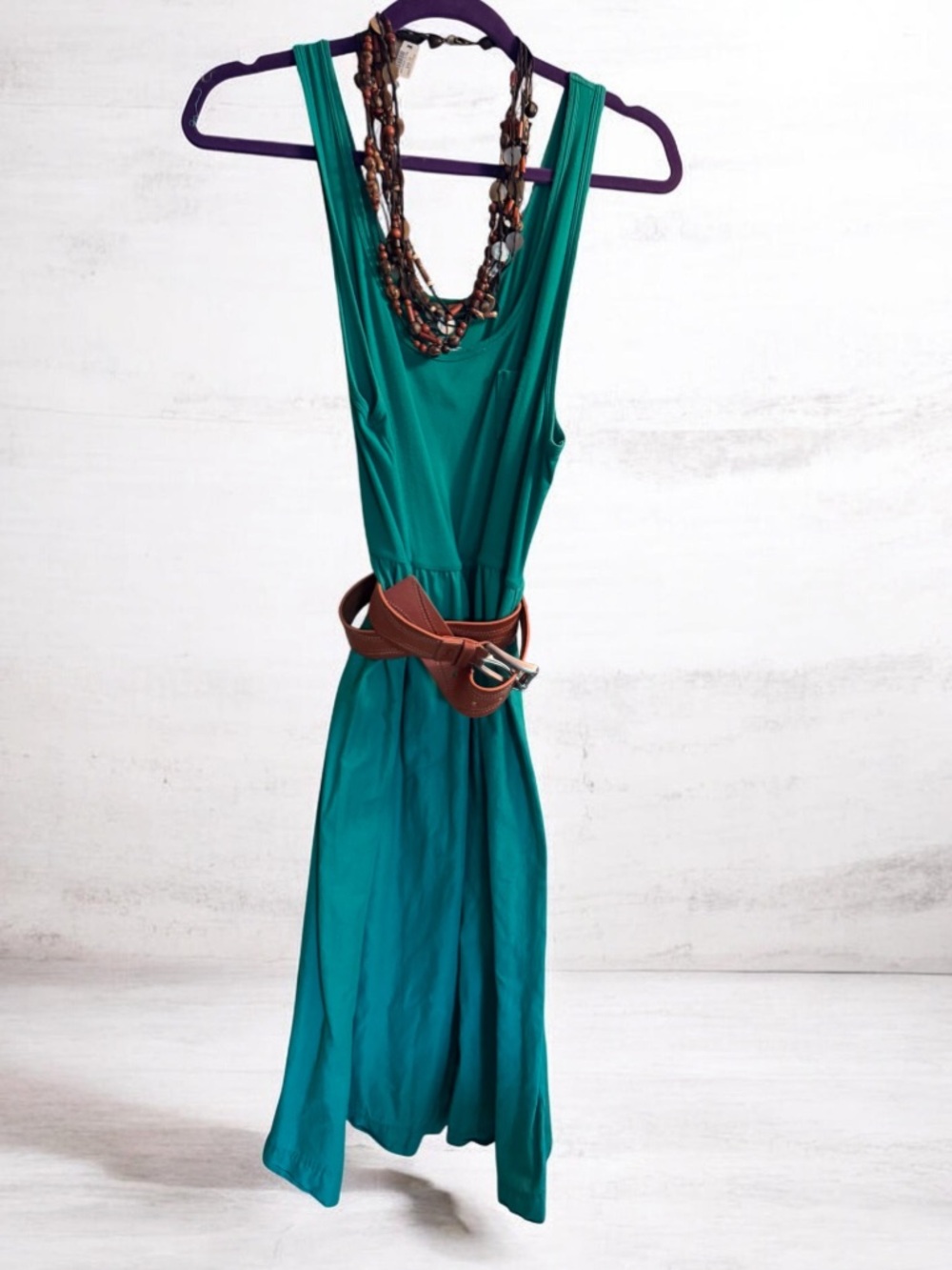 GAP VTG Tank-Style 100% Cotton Lined Summer Jersey Midi Sundress ⭐️⭐️⭐️⭐️⭐️